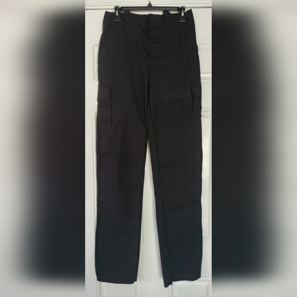 Two (2) Pair Men's Small Black BDU Cargo Pants Trousers Hiking Great Condition